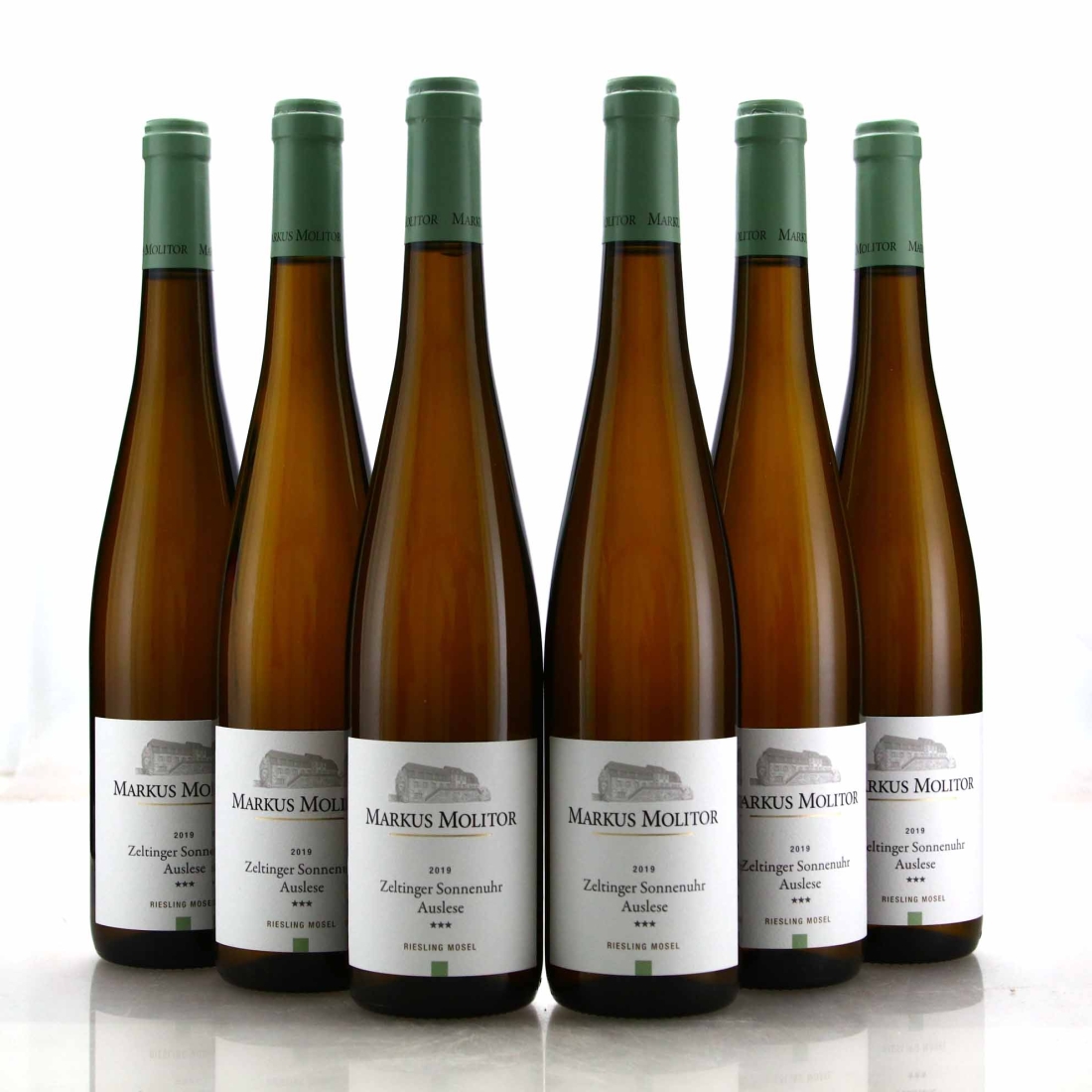 Markus Molitor Zeltinger Sonnenuhr Riesling Auslese *** 2019 Mosel / Green Cap 6x75cl