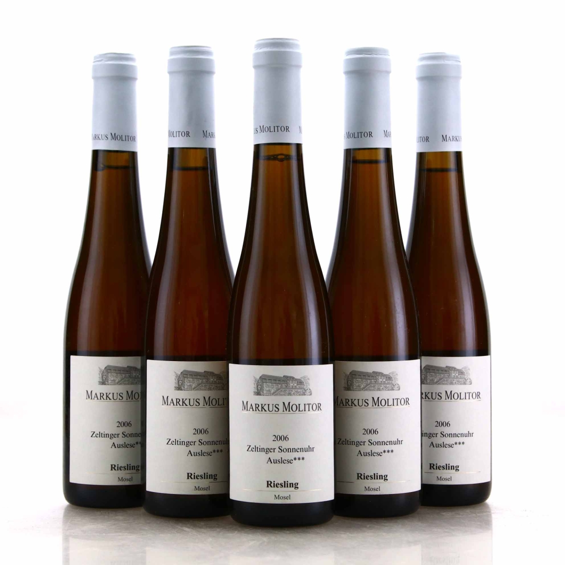 Markus Molitor Zeltinger Sonnenuhr Riesling Auslese *** 2006 Mosel / White Cap 5x37.5cl