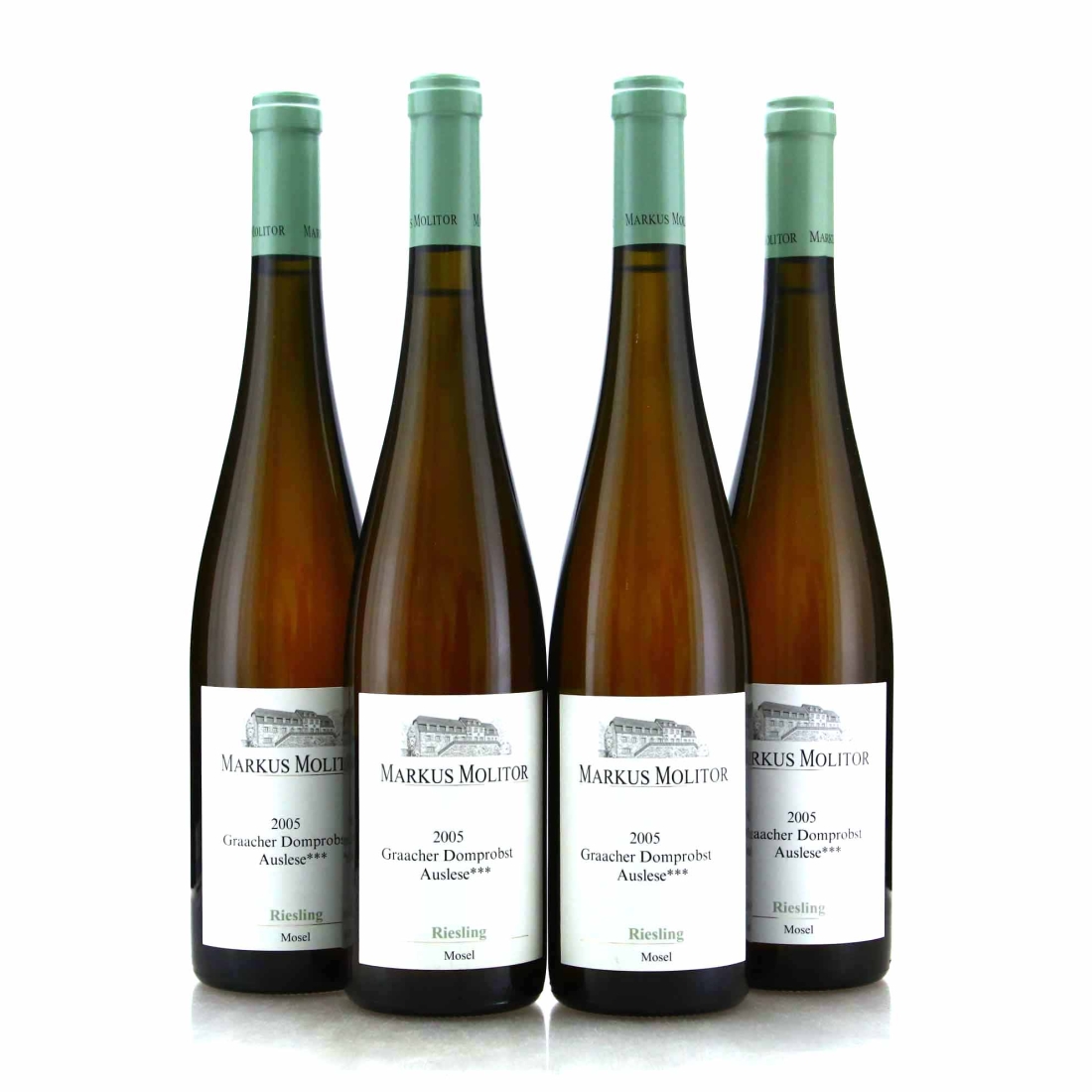 Markus Molitor Graacher Domprobst Riesling Auslese *** 2005 Mosel / Green Cap 4x75cl