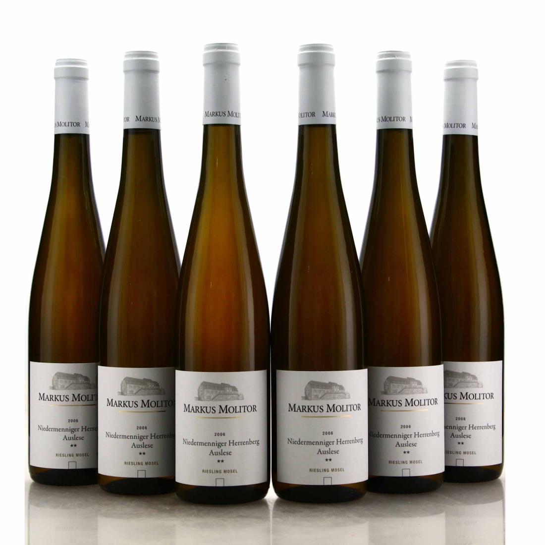 Markus Molitor Niedermenniger Herrenberg Riesling Auslese ** 2006 Mosel / White Cap 6x75cl