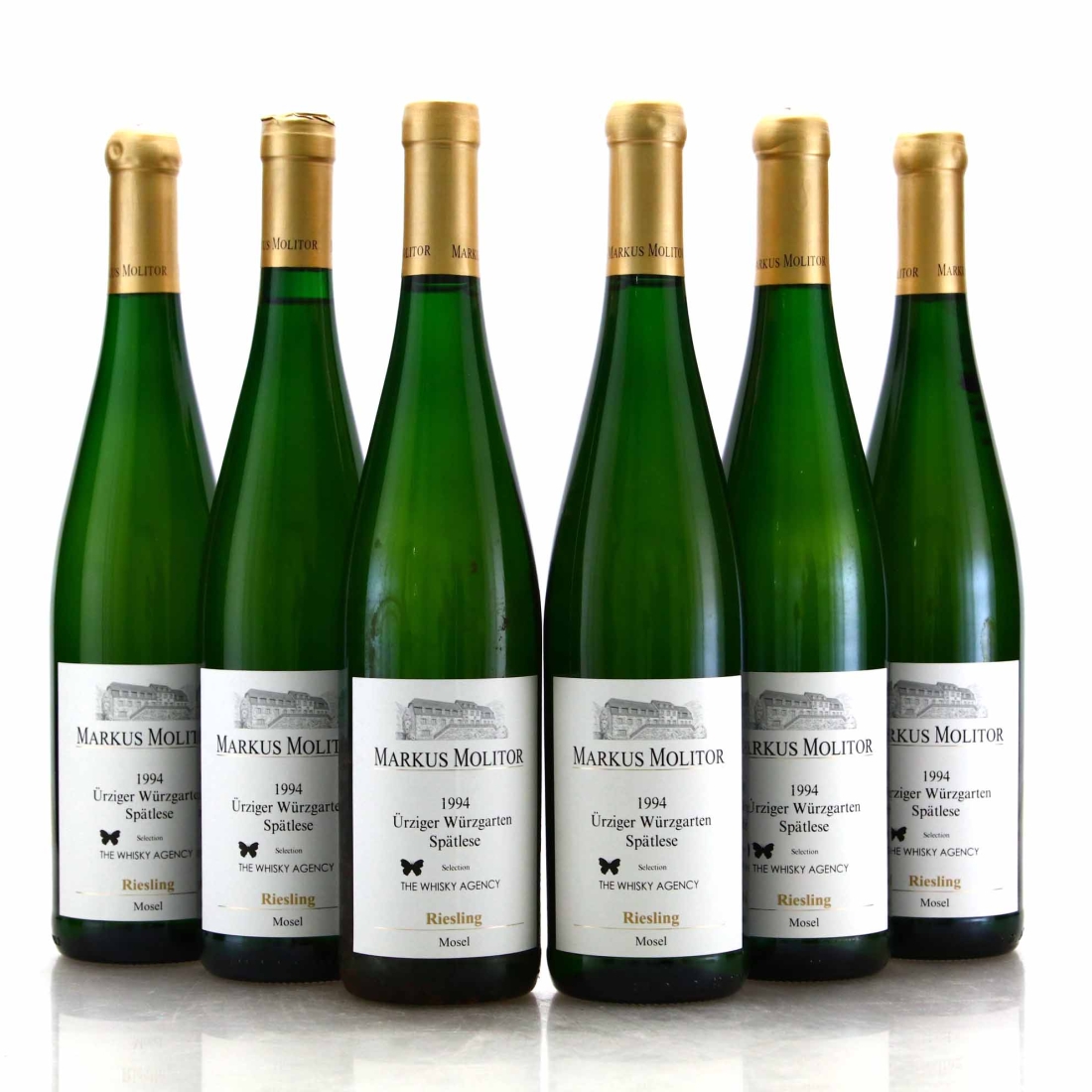 Markus Molitor Urziger Wurzgarten Riesling Spatlese 1994 Mosel / Gold Cap 6x75cl