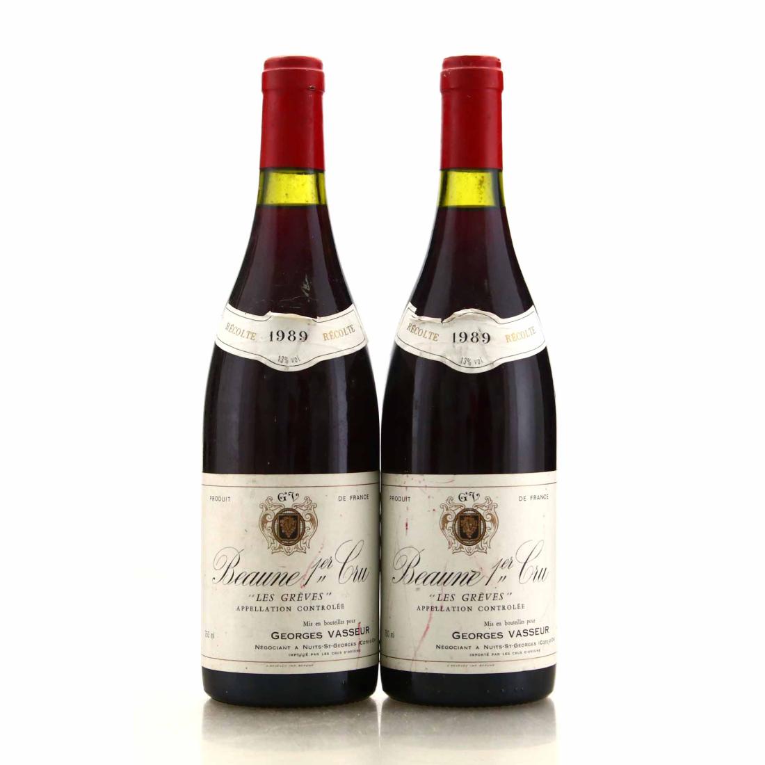 Image for Georges Vasseur Les Greves 1989 Beaune 1er-Cru