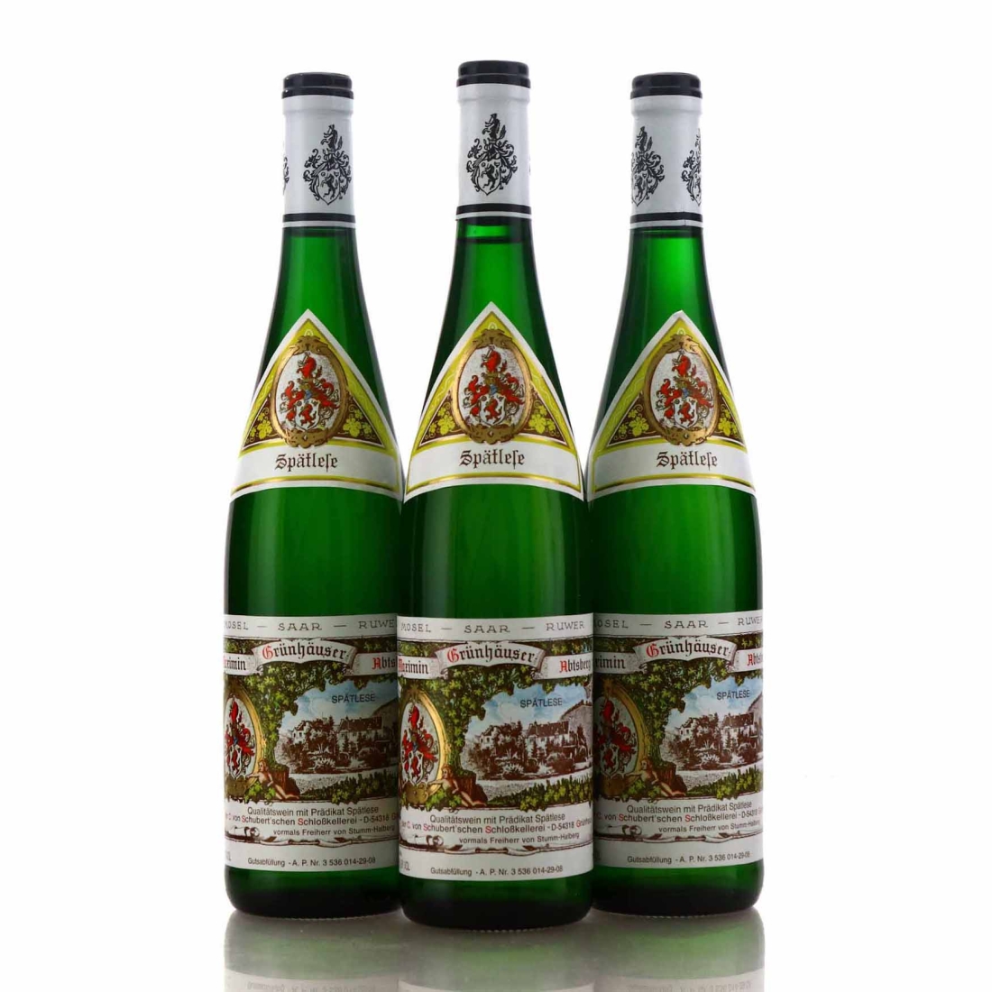Schubert Maximin Grunhauser Abtsberg Riesling Spatlese 2007 Mosel 3x75cl