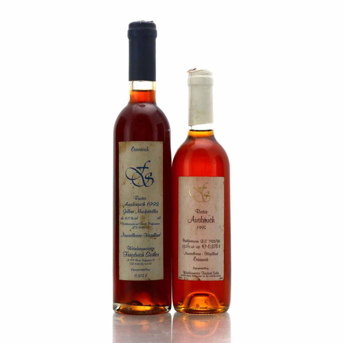 Assorted Friedrich Seiler Sweet White Wine 1990s Neusiedlersee–Hugelland, Austria 2x37.5cl