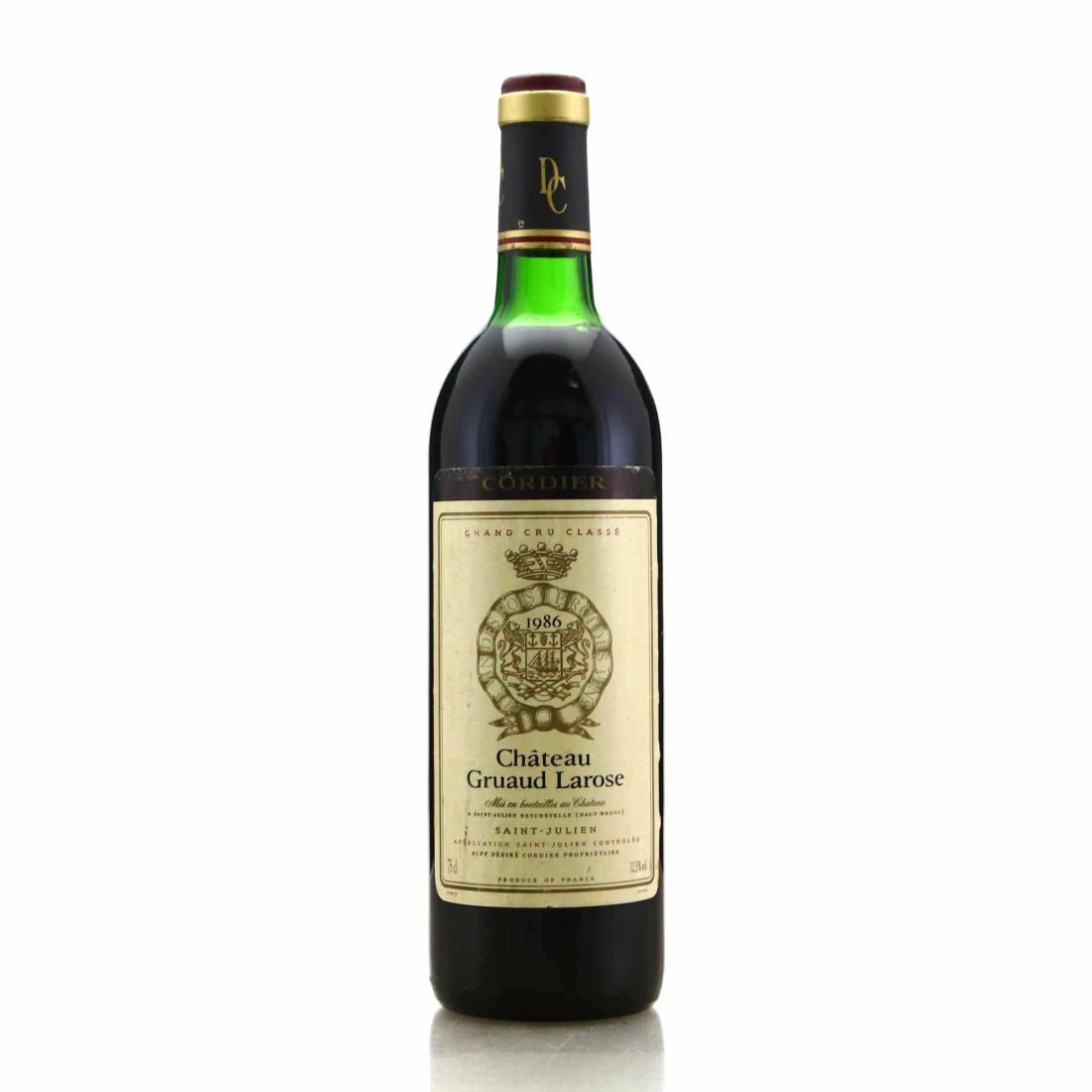 Image for Ch. Gruaud-Larose 1986 - Cordier