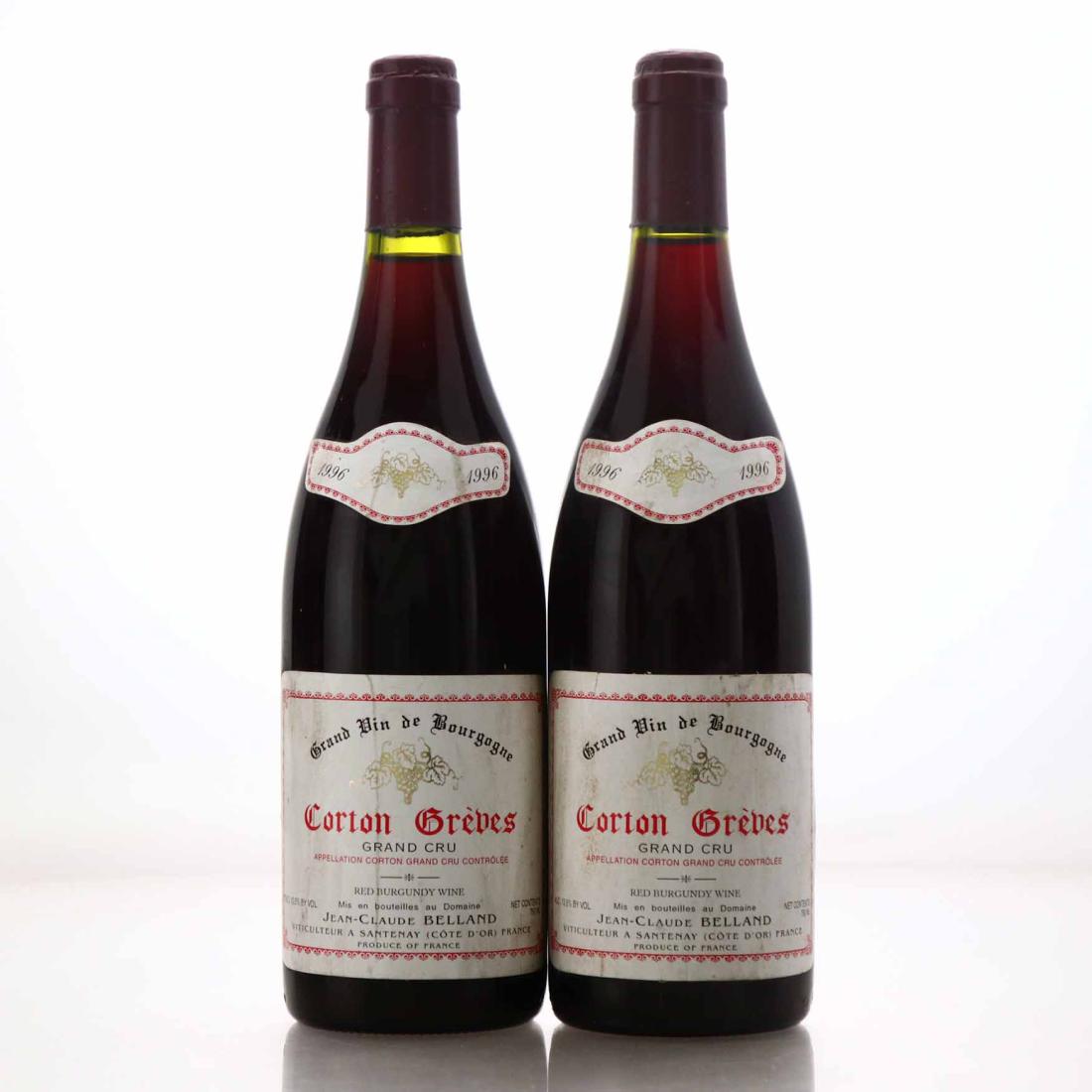 Image for Jean Claude Belland 1996 Corton Greves Grand-Cru