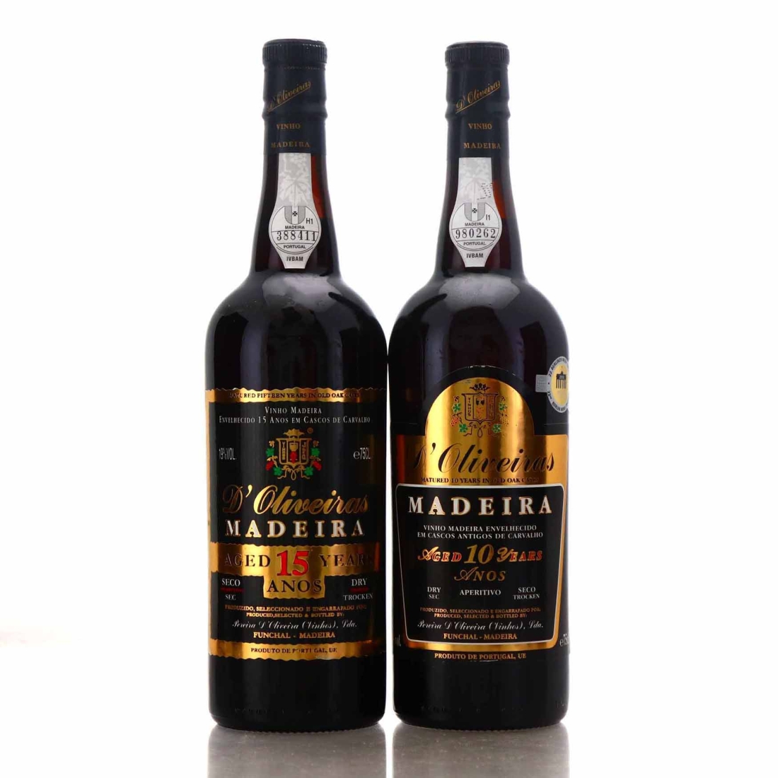 D'Oliveiras Dry NV Madeira 2x75cl