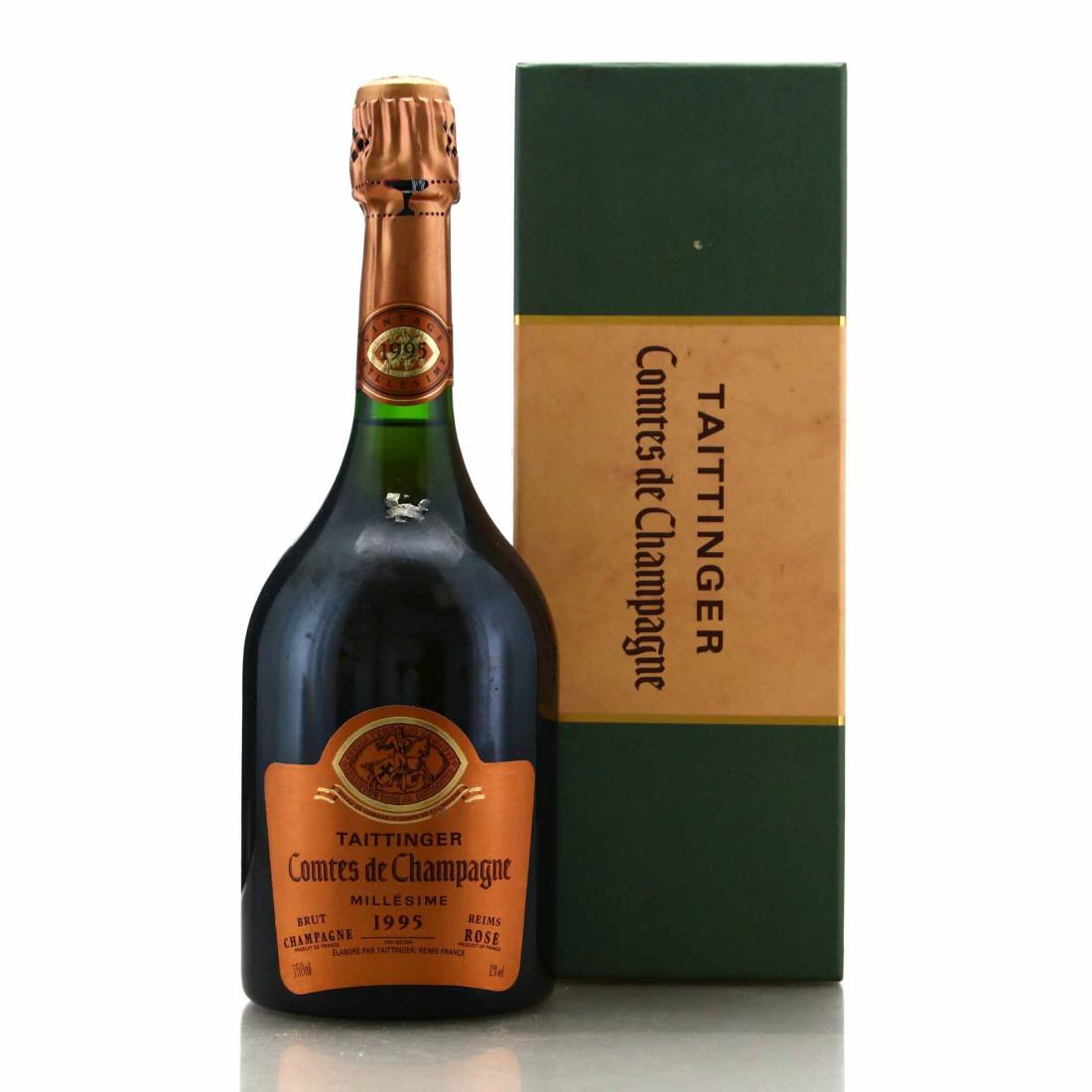 Taittinger Comtes de Champagne Rosé 1995 Vintage Champagne