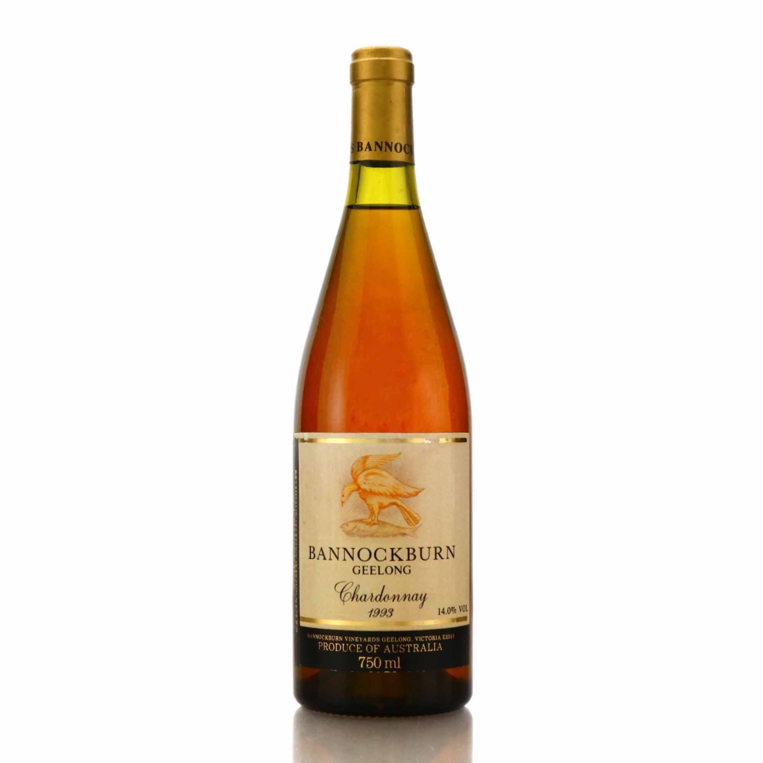 Bannockburn Vineyards Geelong Chardonnay 1993 Geelong, Australia