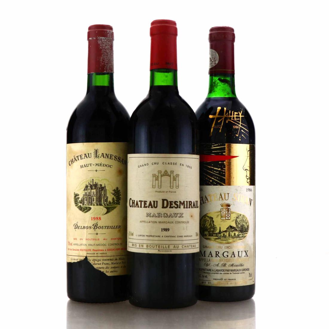 Assorted 1980s Bordeaux Red Wines 3x75cl