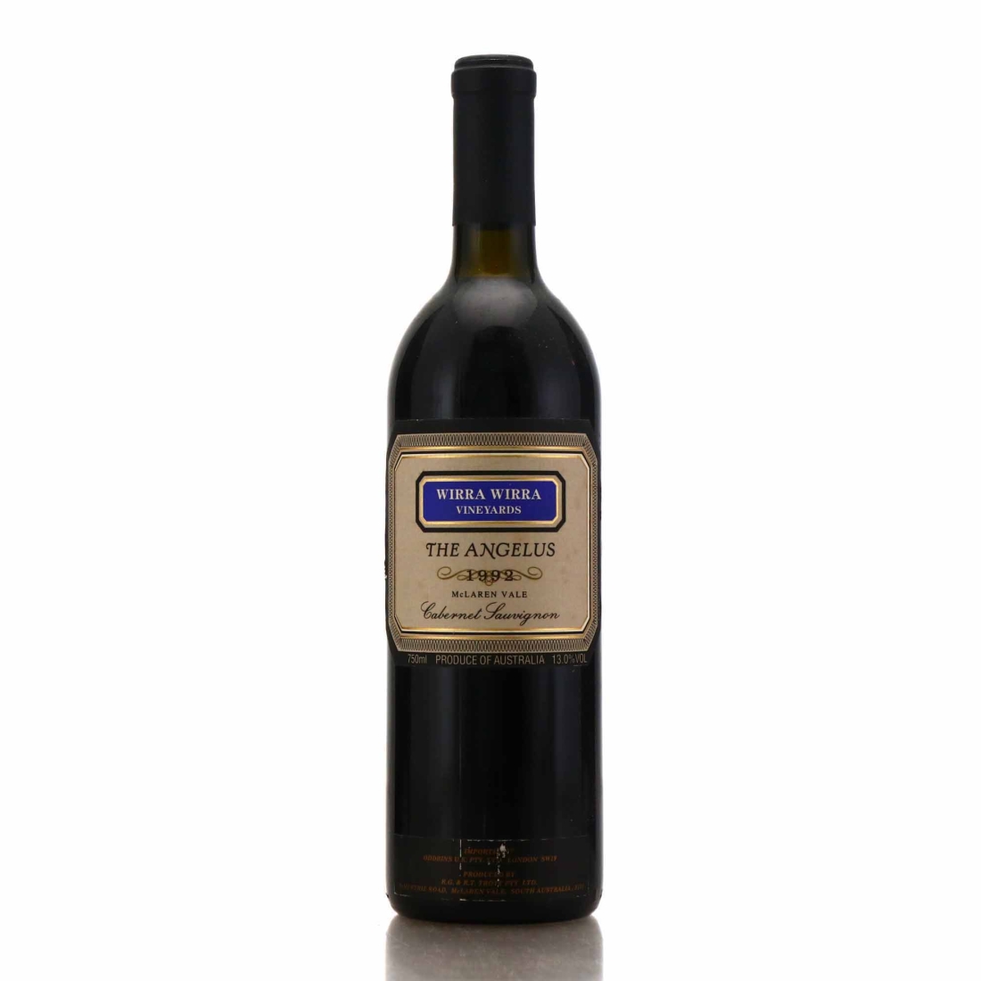 Wirra Wirra Vineyards The Angelus Cabernet Sauvignon 1992 McLaren Vale