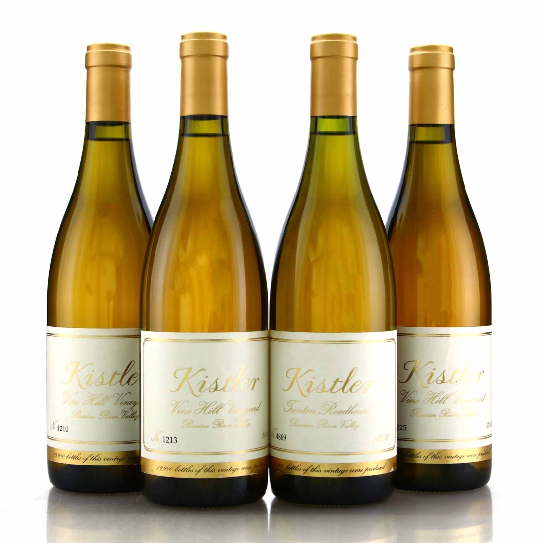 Kistler Vine Hill & Trenton Roadhouse Chardonnay 2016 Russian River Valley 4x75cl