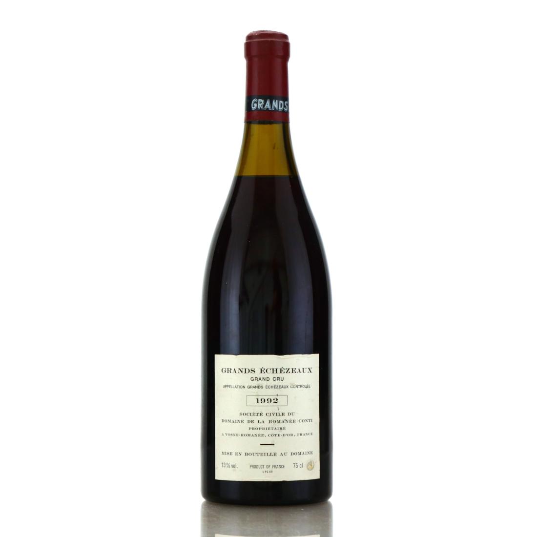 Image for Dom. de la Romanee-Conti 1992 Grands-Echezeaux Grand-Cru
