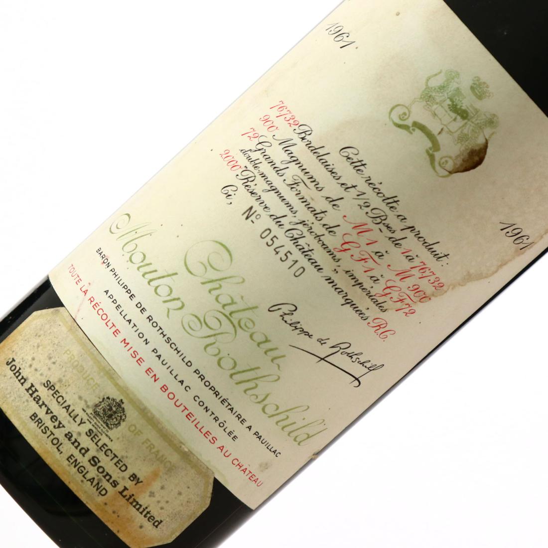 Image for Ch. Mouton Rothschild 1961 Pauillac 1er-Cru