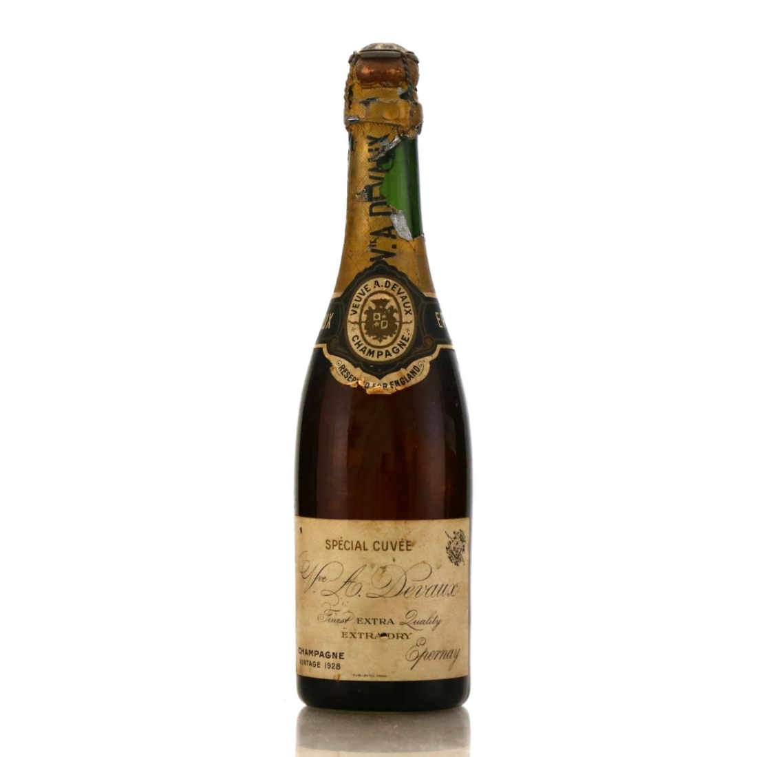 A. Devaux Special Cuvee Extra Dry 1928 Vintage Champagne 37.5cl