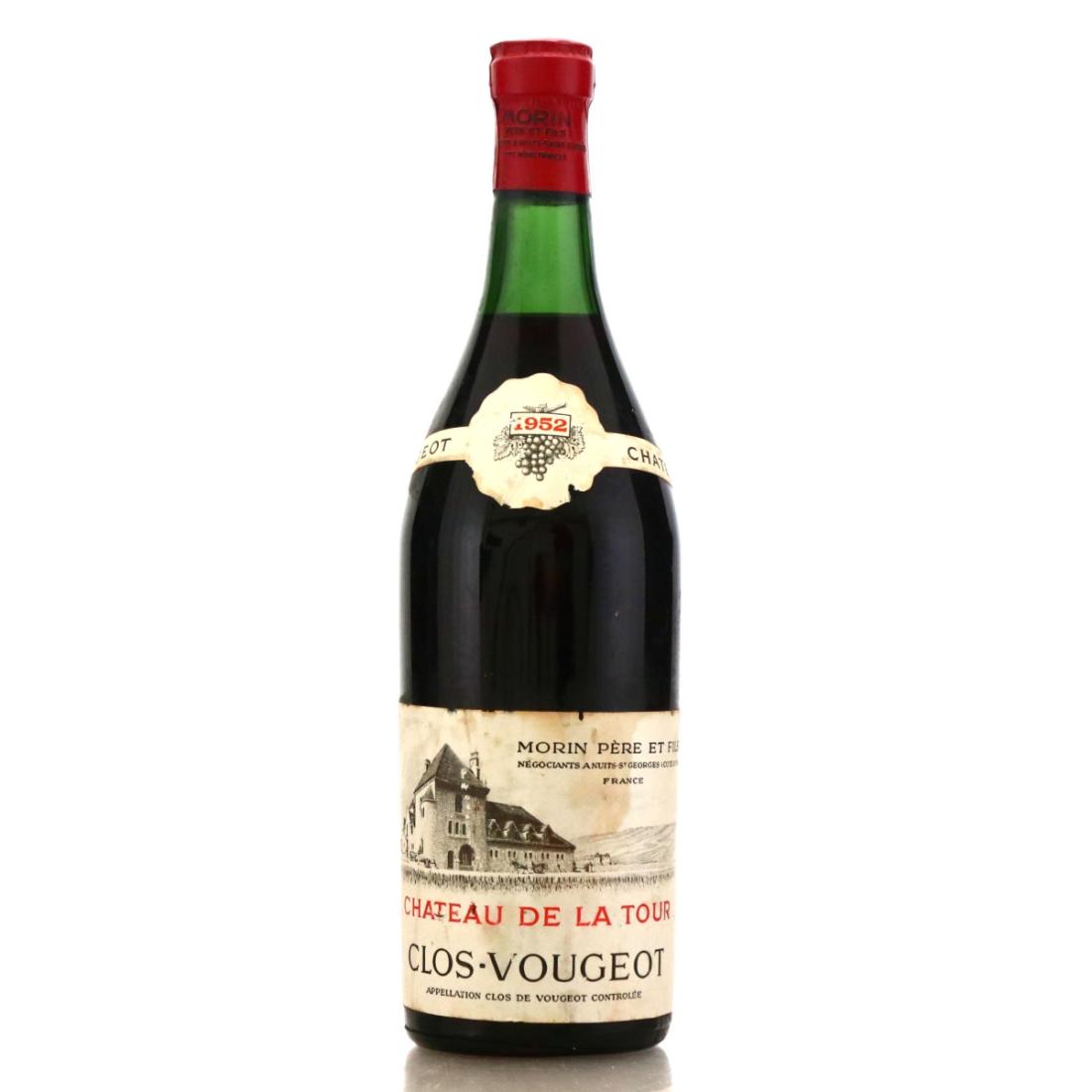 Image for Ch. de La Tour Morin Pere & Fils 1952 Clos-Vougeot Grand-Cru