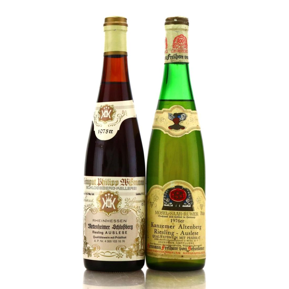 Assorted 1970s German Auslese Riesling 2x70cl