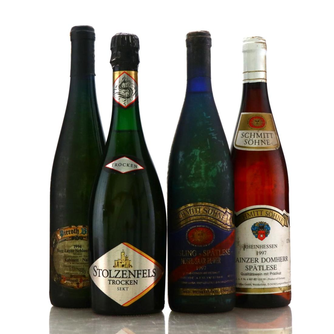 Assorted 1990s German White Wine 4x75cl
