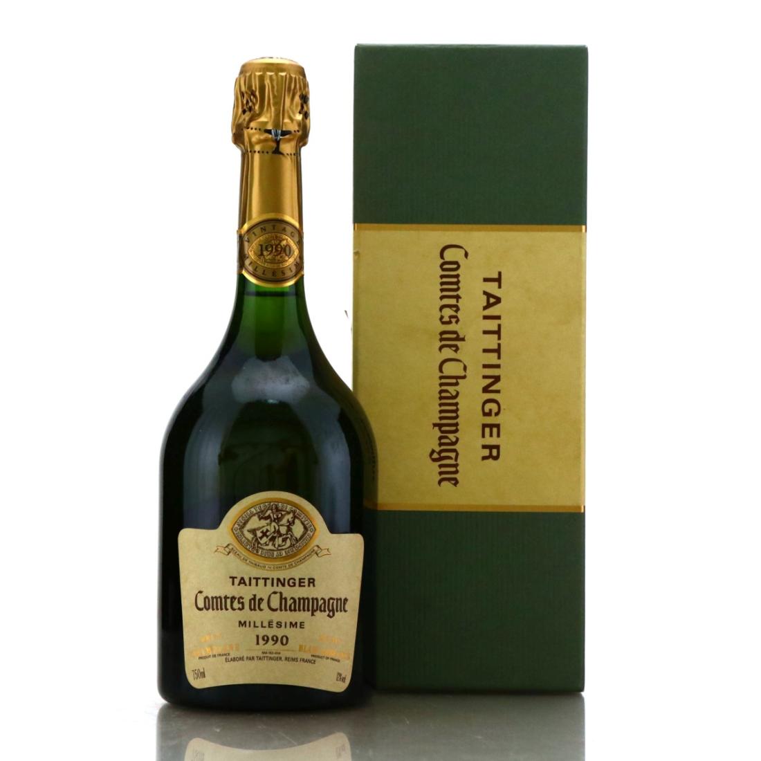 Image for Taittinger Comtes de Champagne Blanc-de-Blancs 1990 Vintage Champagne