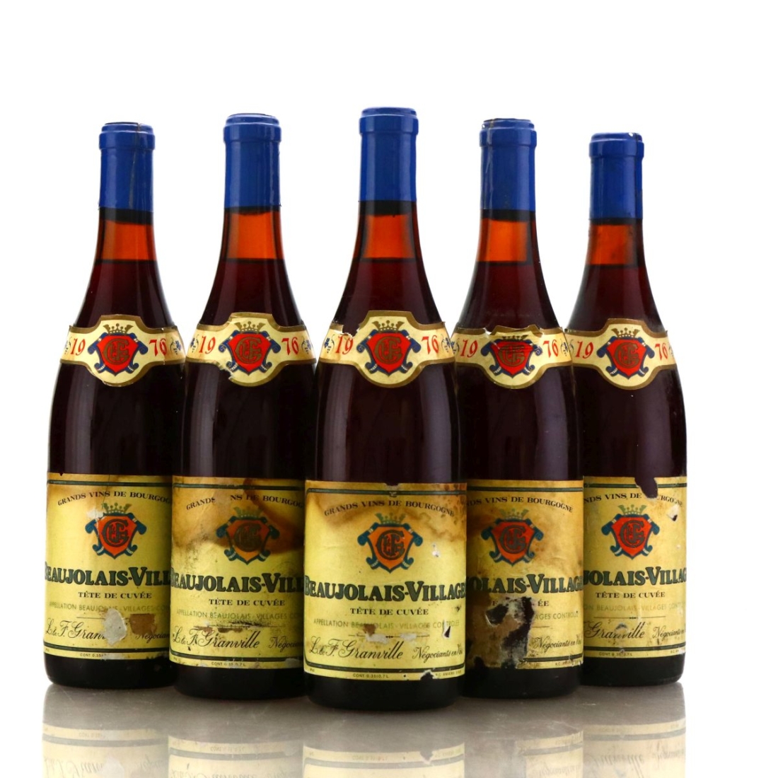L & F Granville Tete de Cuvee 1976 Beaujolais-Villages 5x75cl