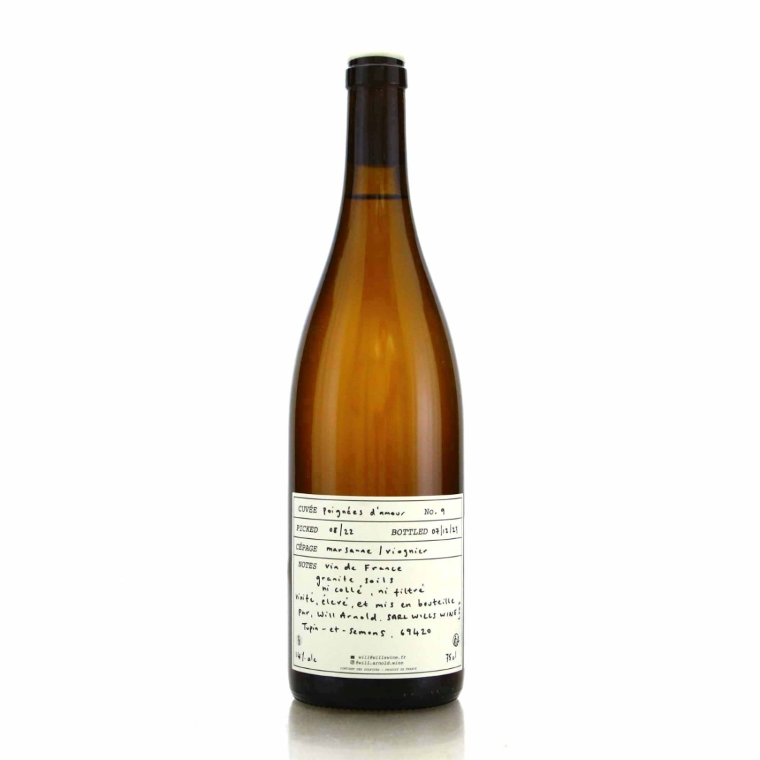 Will Arnold Poignees d'amour Marsanne-Viognier 2022 Vin de France