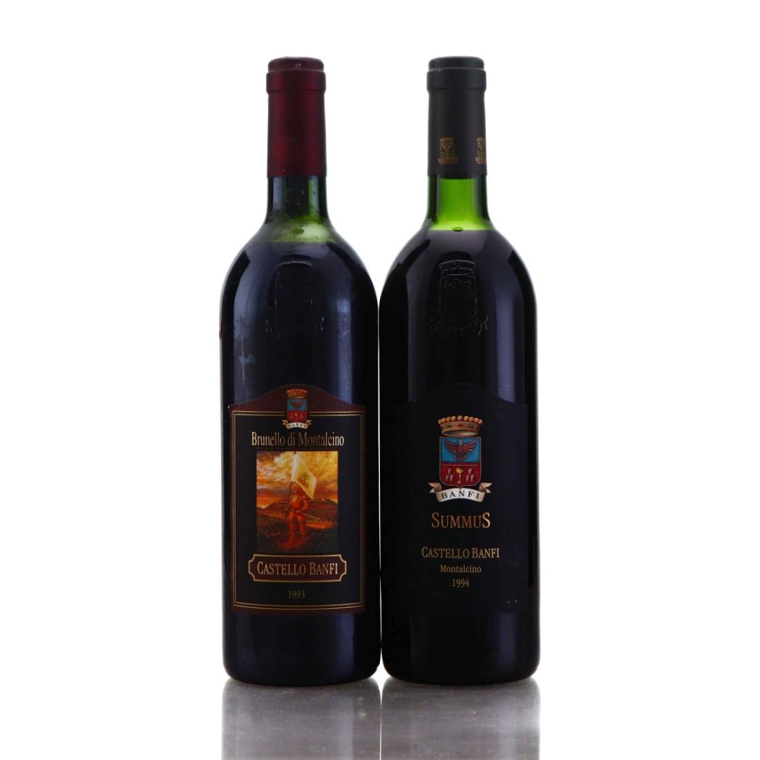 Assorted Castello Banfi 1990s Tuscan Red Wine 2x75cl