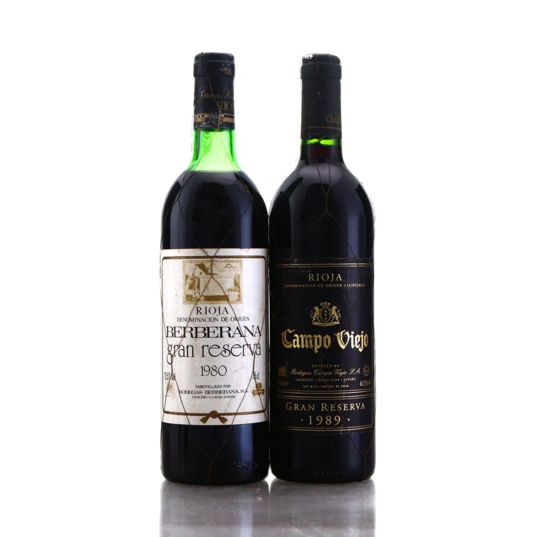 Assorted 1980s Rioja Gran Reserva 2x75cl