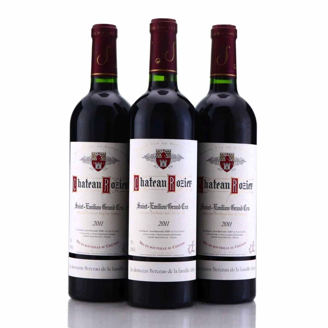 Ch. Rozier 2011 St-Emilion 3x75cl