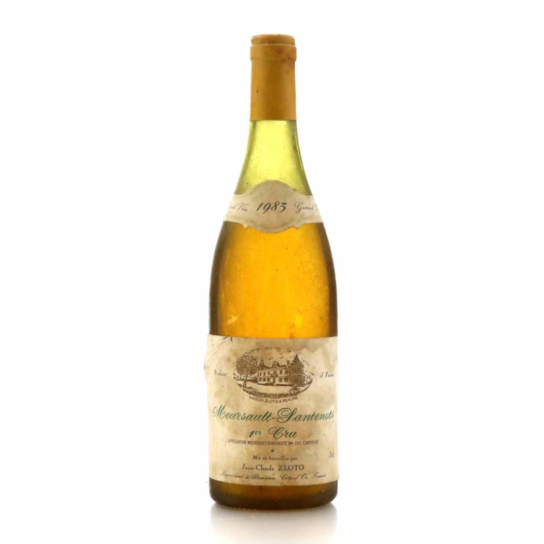 Image for Jean Claude Zloto 1983 Meursault-Santenots 1er-Cru