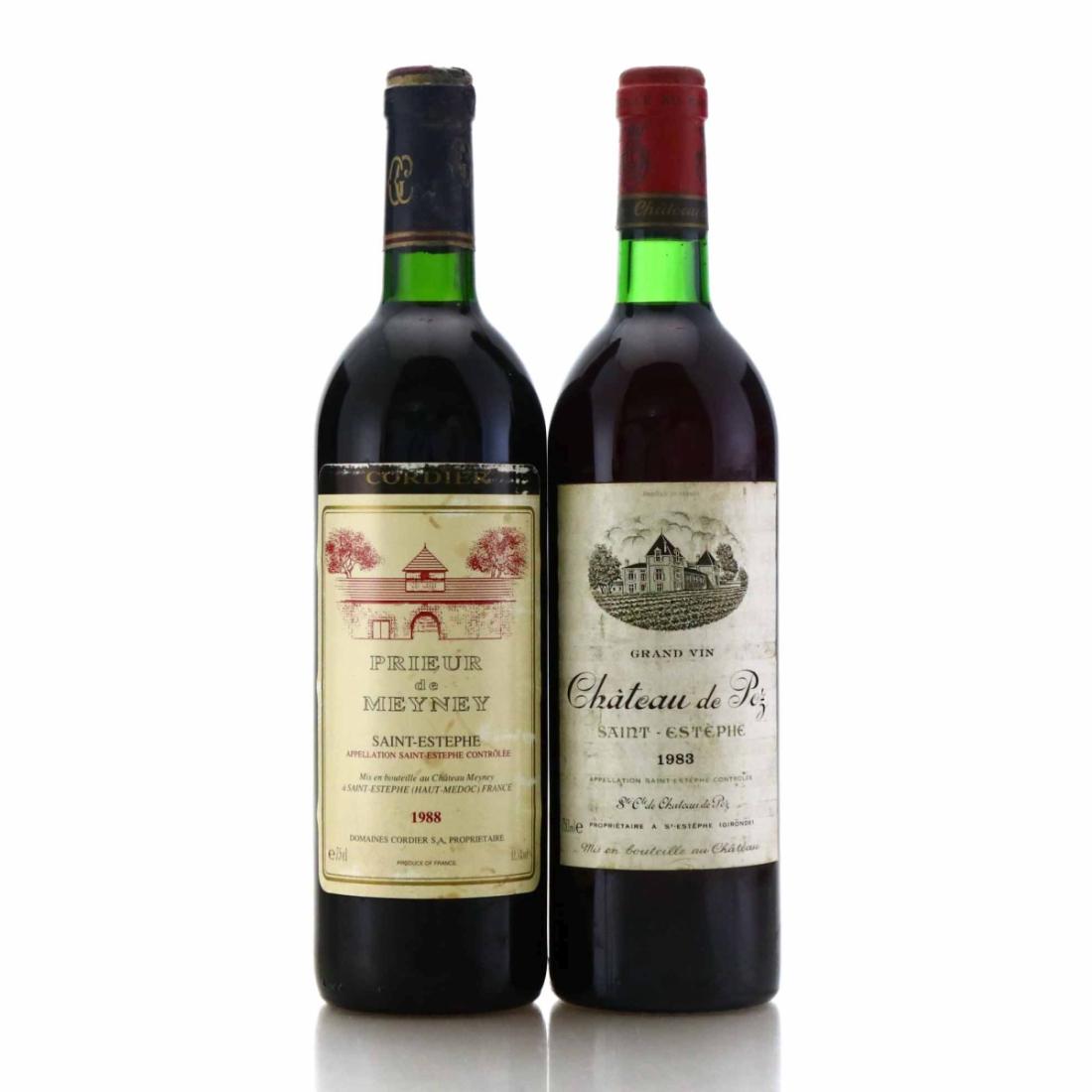 Assorted 1980s Saint-Estephe 2x75cl