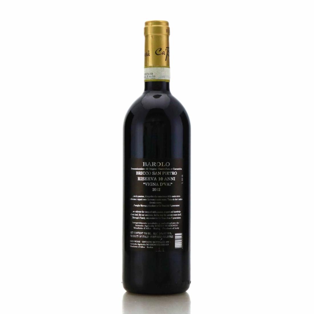 Image for Diego Marengo Ca'Brusa Bricco San Pietro Vigna d'Vai 2012 Barolo Riserva
