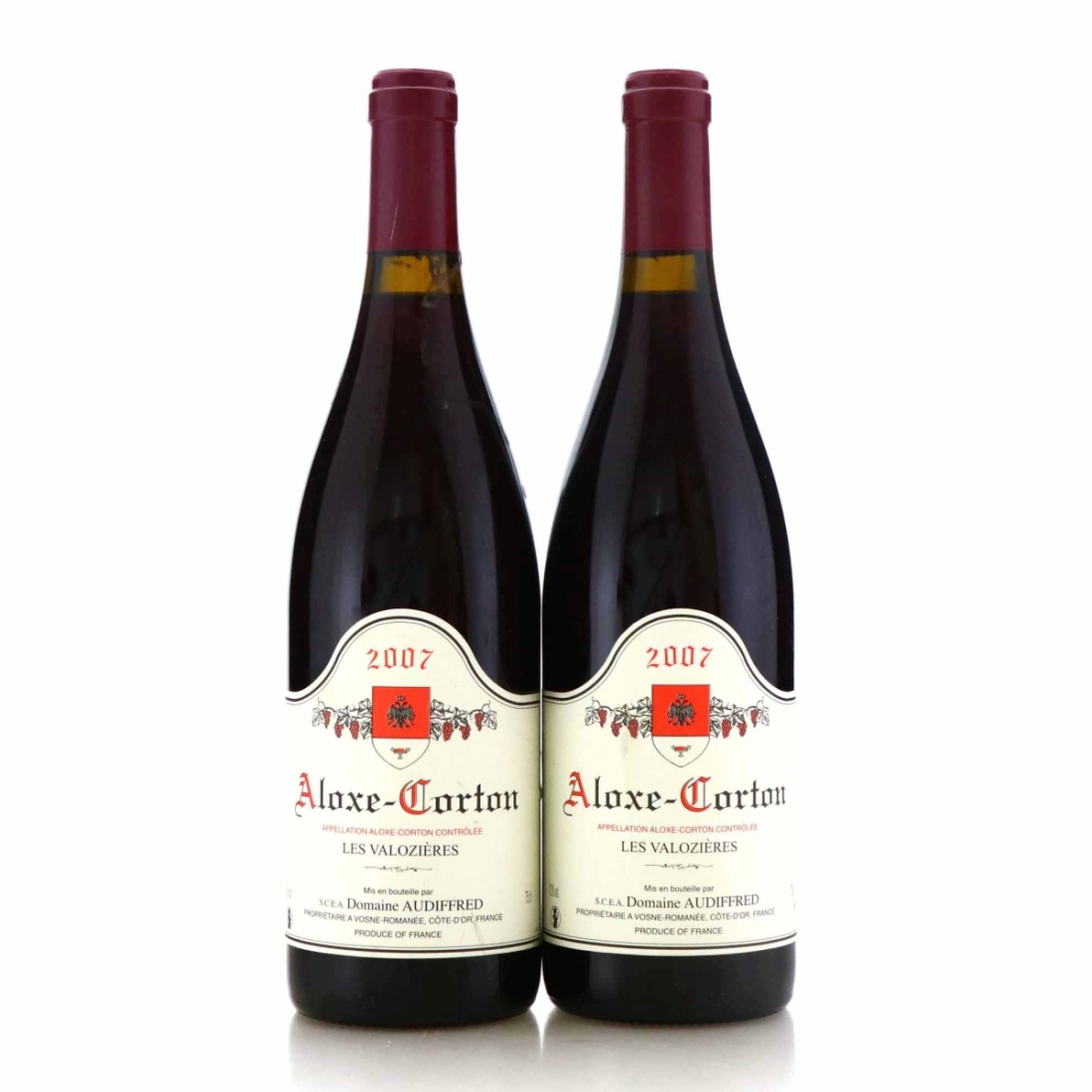 Dom. Audiffred Les Valozieres 2007 Aloxe-Corton 2x75cl