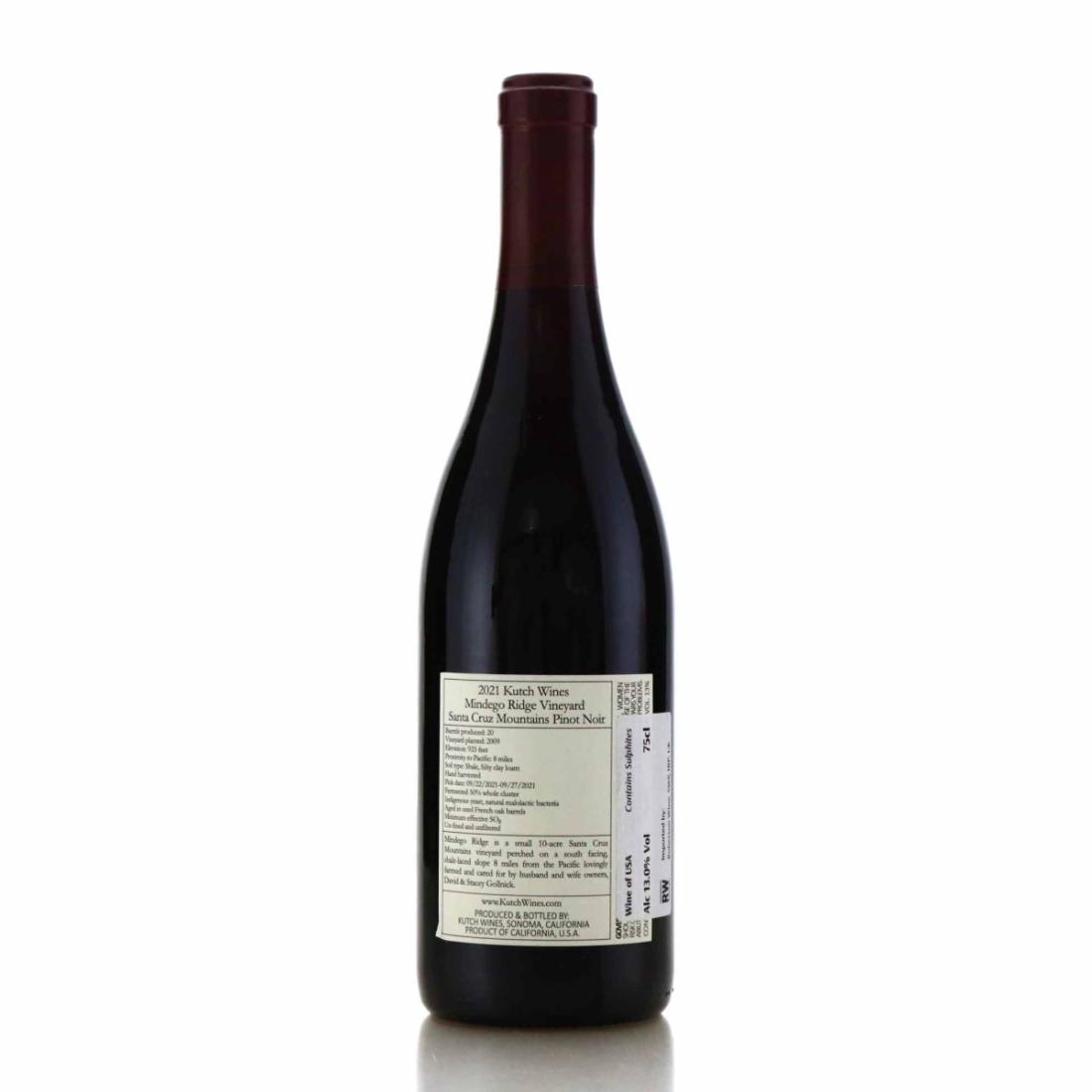 Image for Kutch Mindego Ridge Vineyard Pinot Noir 2021 Santa Cruz Mountains