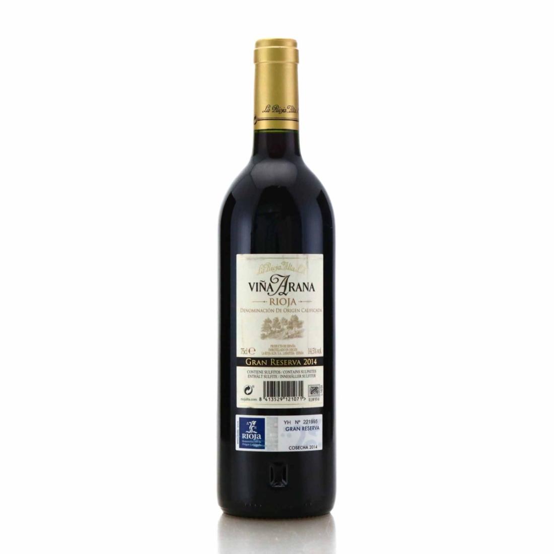 Image for La Rioja Alta Vina Arana 2014 Rioja Gran Reserva