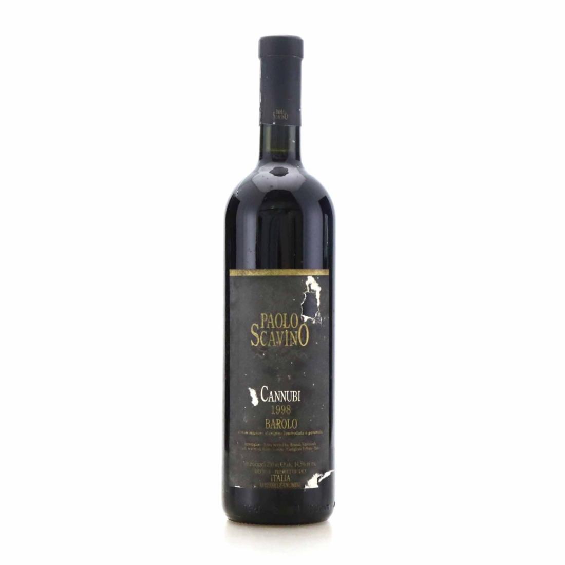 Image for Paolo Scavino Cannubi 1998 Barolo