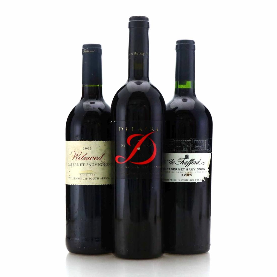Assorted Cabernet Sauvignon 2000s Stellenbosch 3x75cl