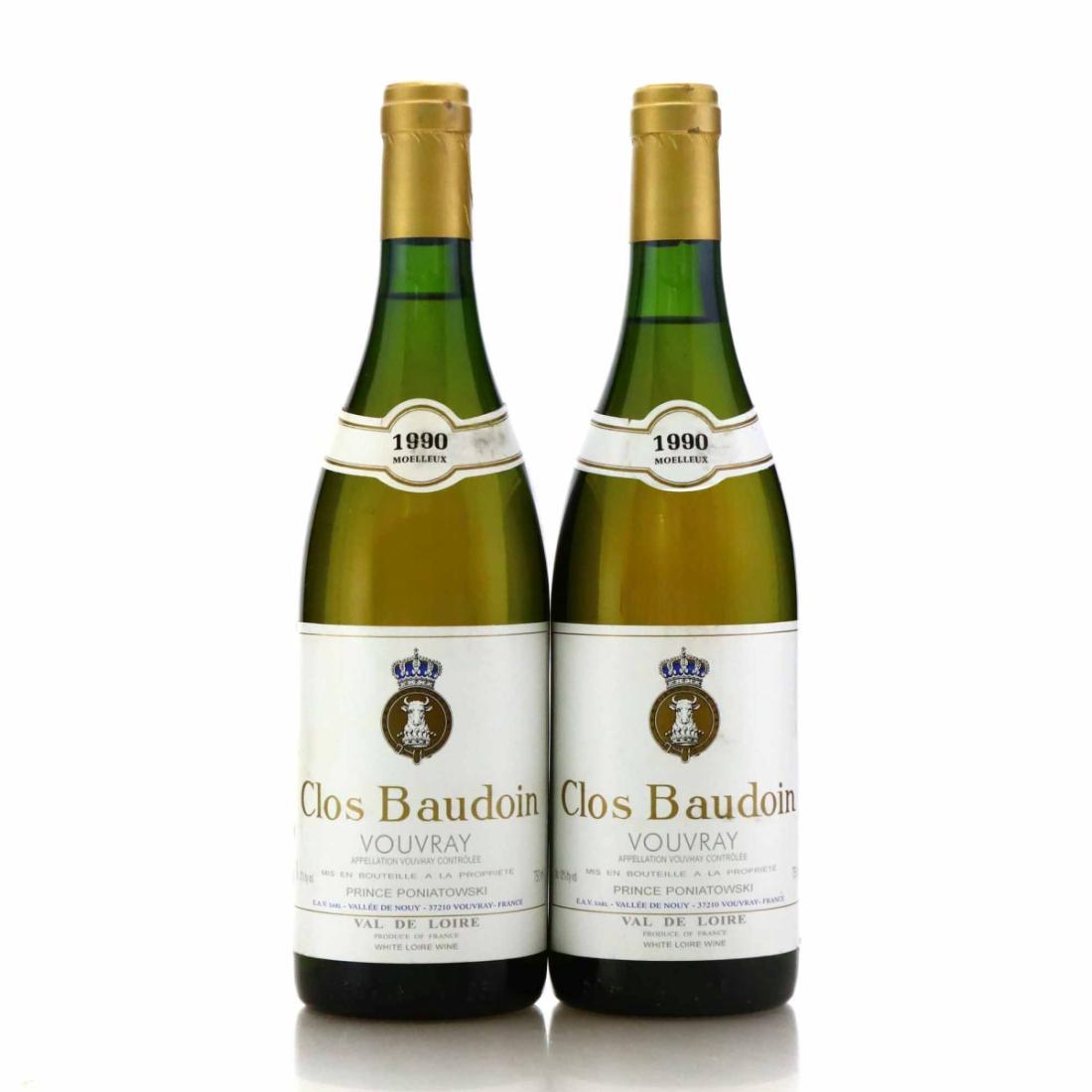 Image for Prince Poniatowski Clos Baudoin Moelleux 1990 Vouvray