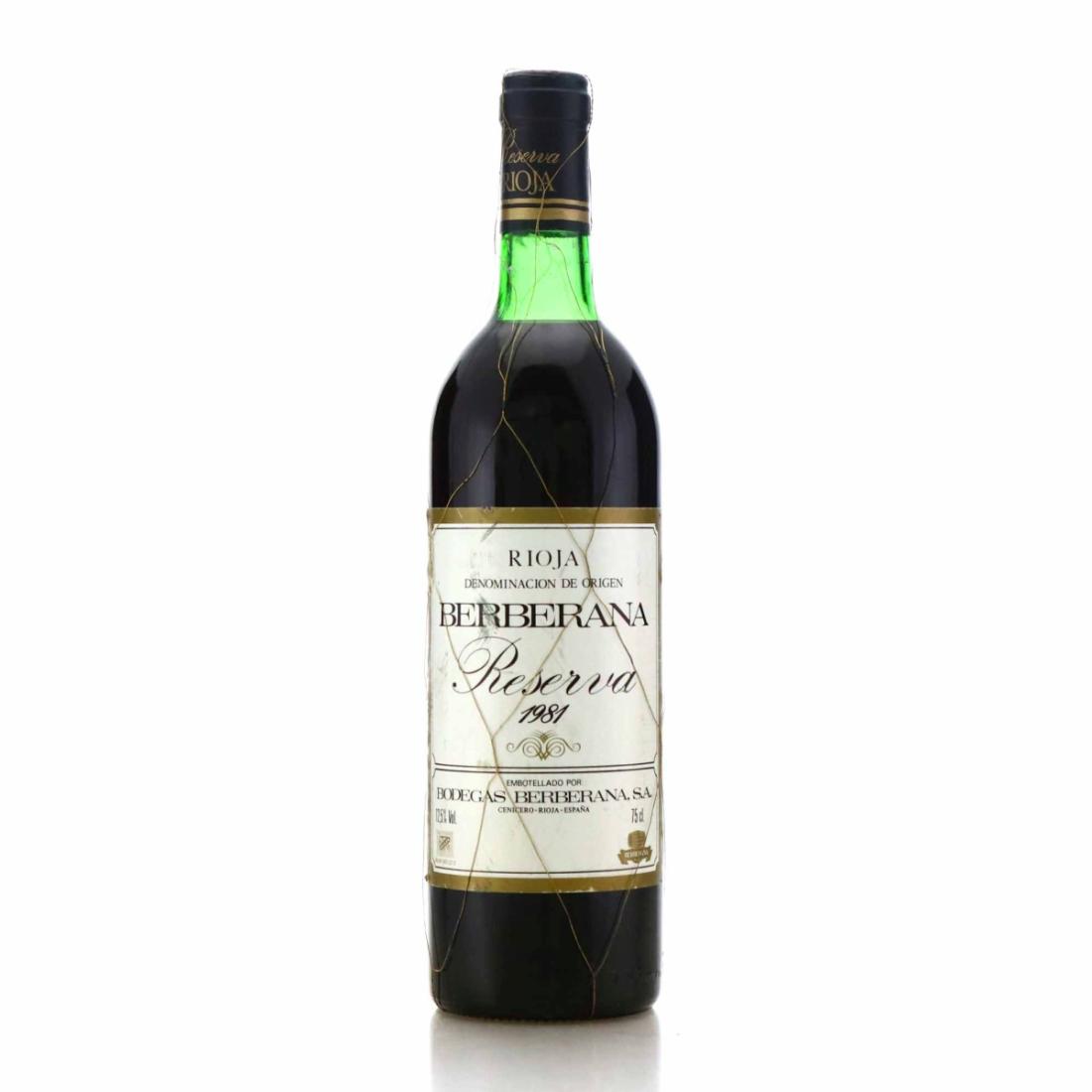 Image for Berberana 1981 Rioja Reserva