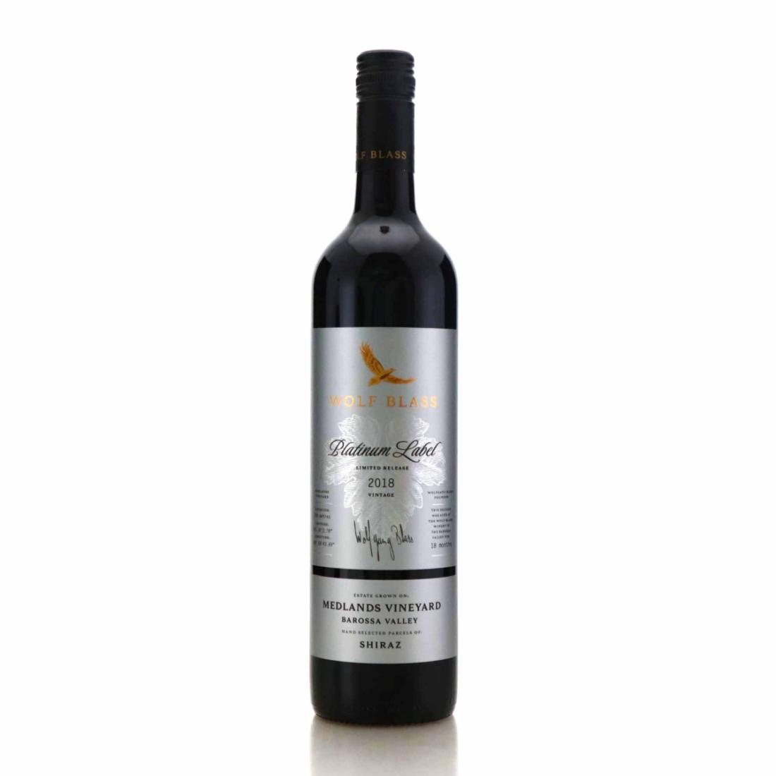 Image for Wolf Blass Platinum Label Medlands Vineyard Shiraz 2018 Barossa Valley