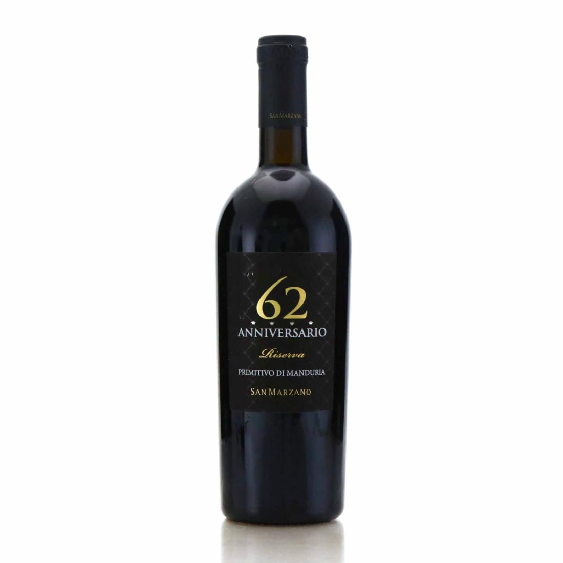 Image for San Marzano 62 Anniversario Primitivo Riserva 2014 Puglia 