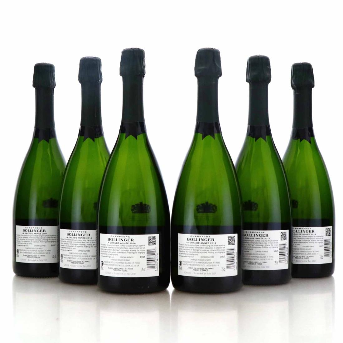 Image for Bollinger Grande Annee Brut 2014 Vintage Champagne