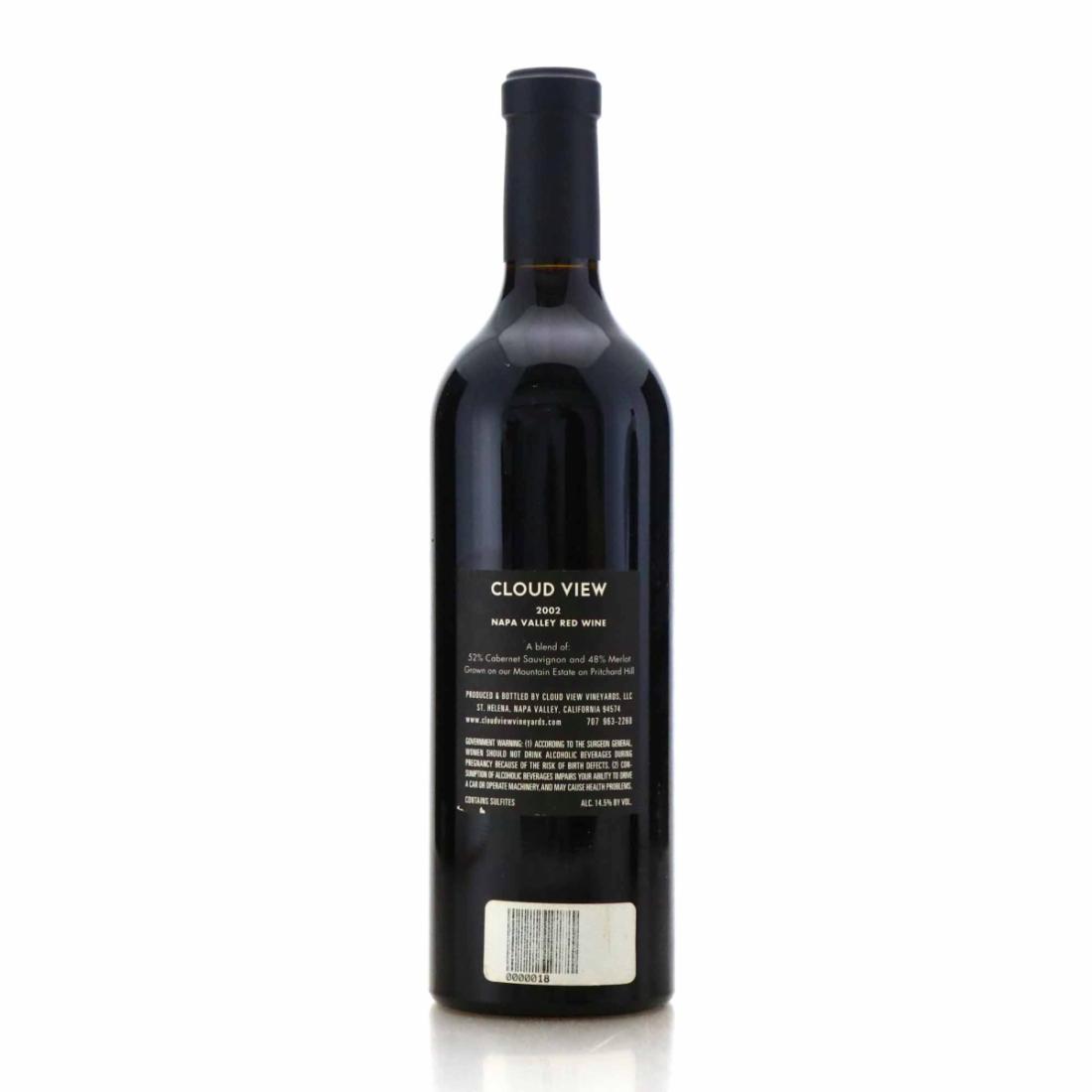Image for Cloud View Cabernet Sauvignon 2002 Napa Valley