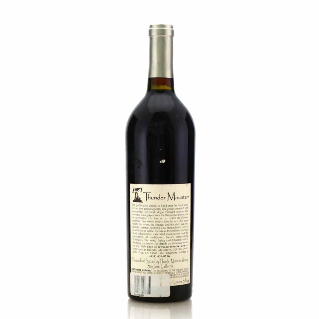 Image for Thunder Mountain Bates Ranch Cabernet Sauvignon 1997 Santa Cruz Mountains