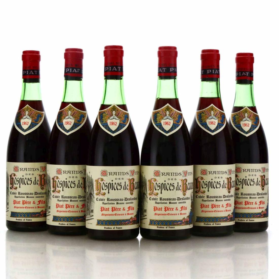 Image for Piat Pere and Fils Cuvee Rousseau-Deslandes 1962 Beaune