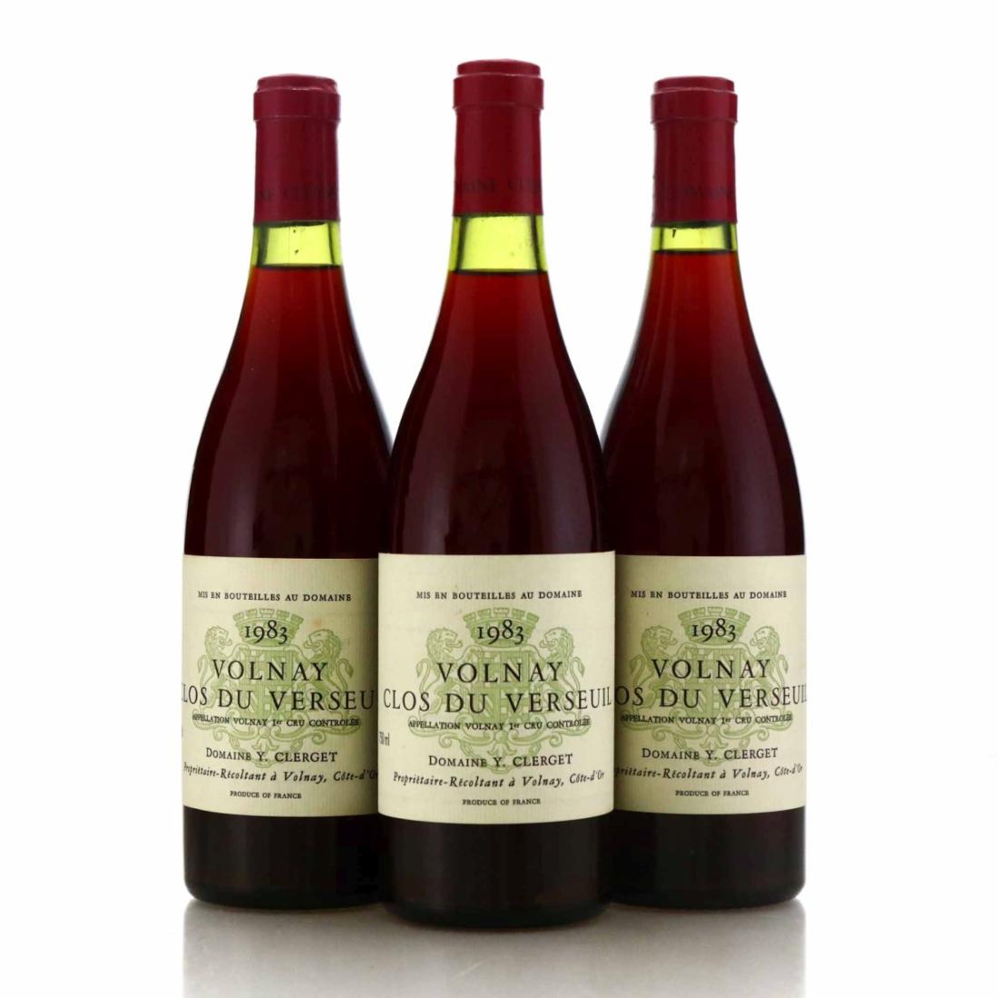 Image for Dom. Y. Clerget Clos du Verseuil Monopole1983 Volnay 1er-Cru
