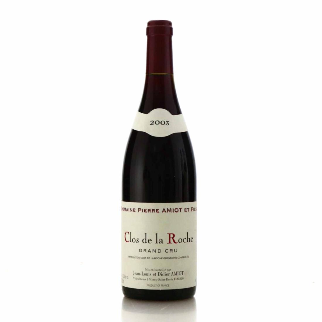 Image for Dom. Pierre Amiot and Fils 2003 Clos de la Roche Grand-Cru