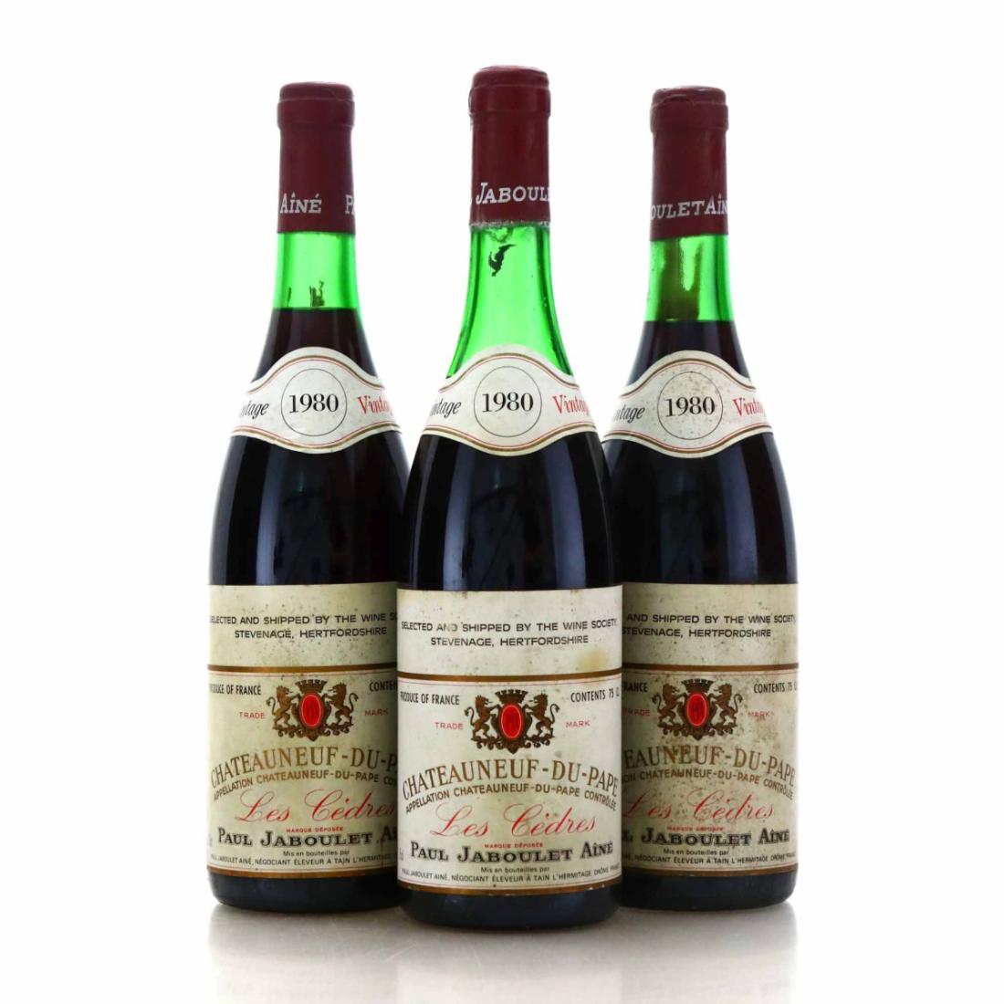 Image for Paul Jaboulet Les Cedres 1980 Chateauneuf-du-Pape