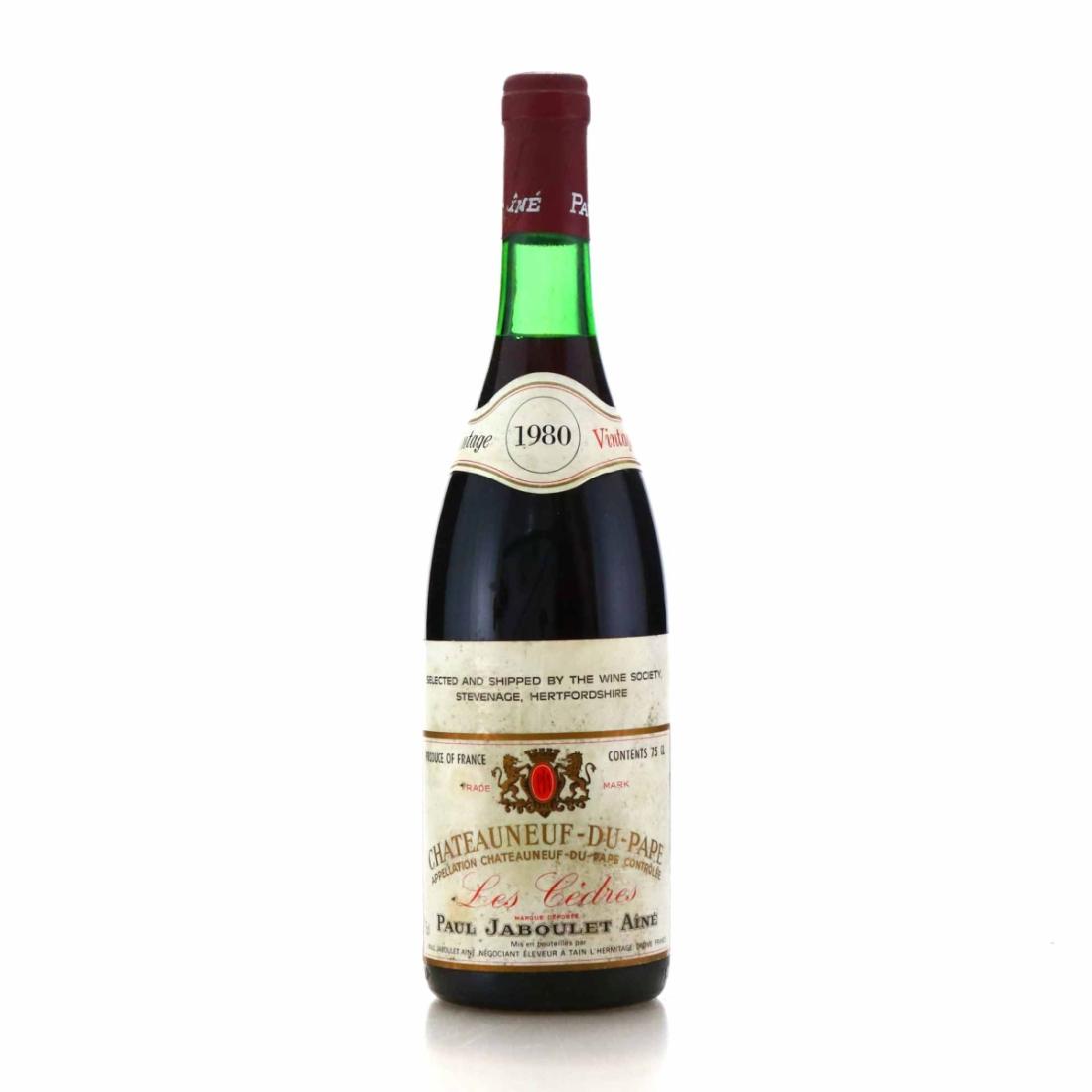 Image for Paul Jaboulet Les Cedres 1980 Chateauneuf-du-Pape