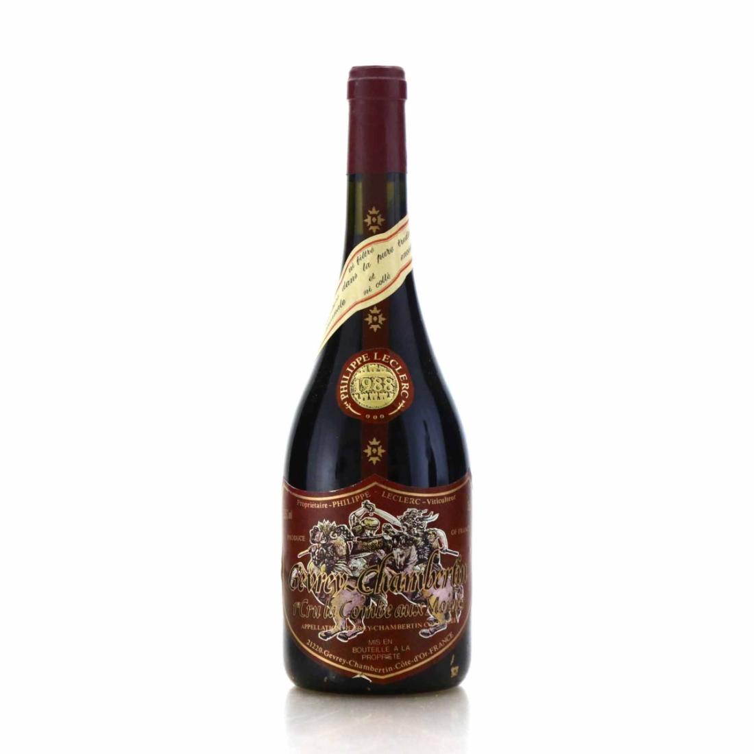 Image for Philippe Leclerc La Combe Aux Moine 1988 Gevrey-Chambertin 1er-Cru