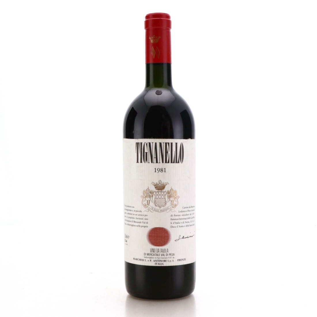 Antinori Tignanello 1981 Tuscany